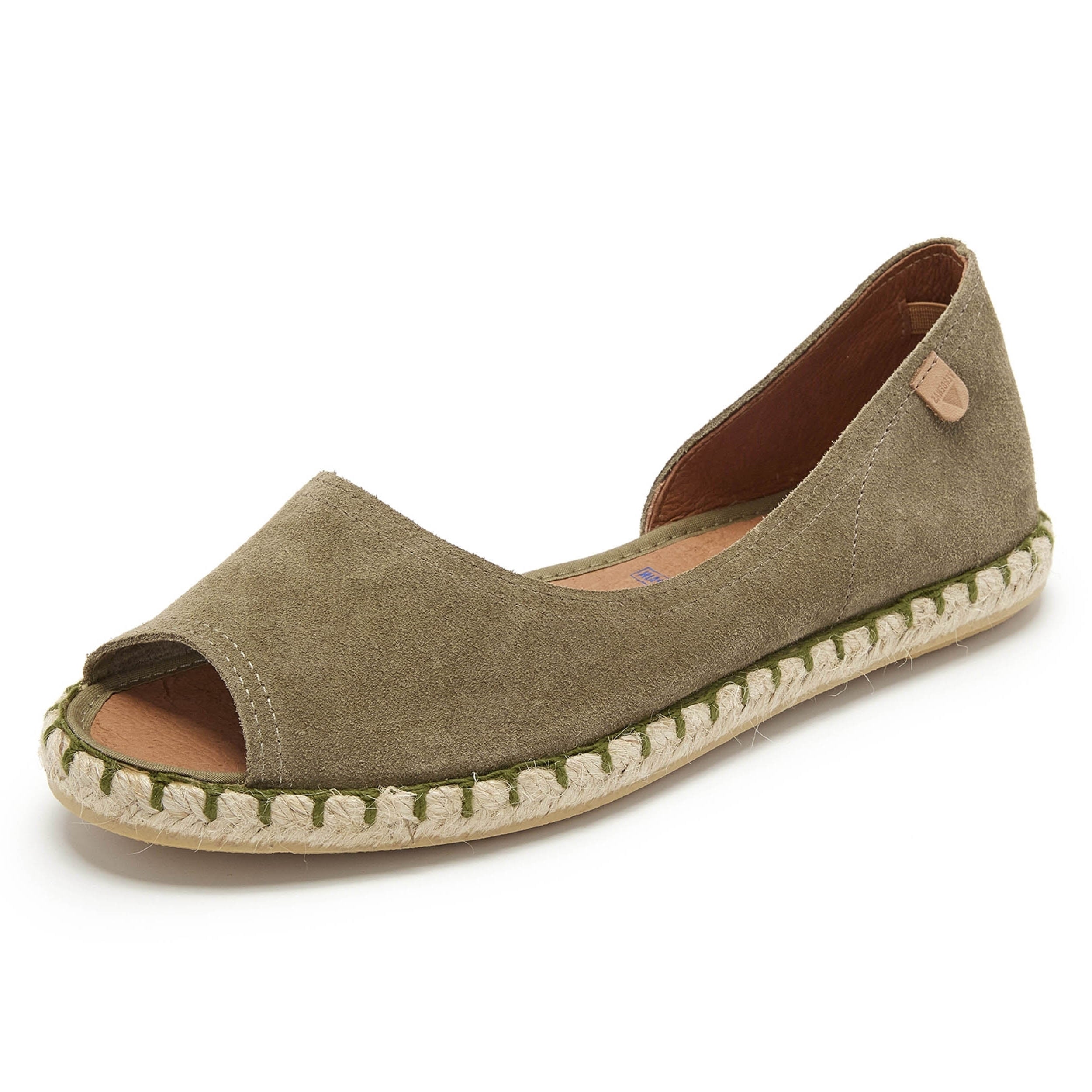 VERBENAS ESPADRILLAS CRUZ SERRAJE KAKI