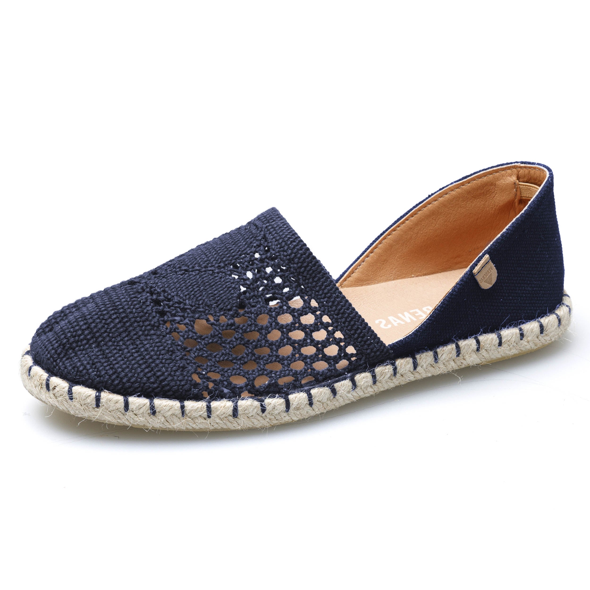 VERBENAS ESPADRILLAS CARMEN CROCHET LINO PARIS MARINO