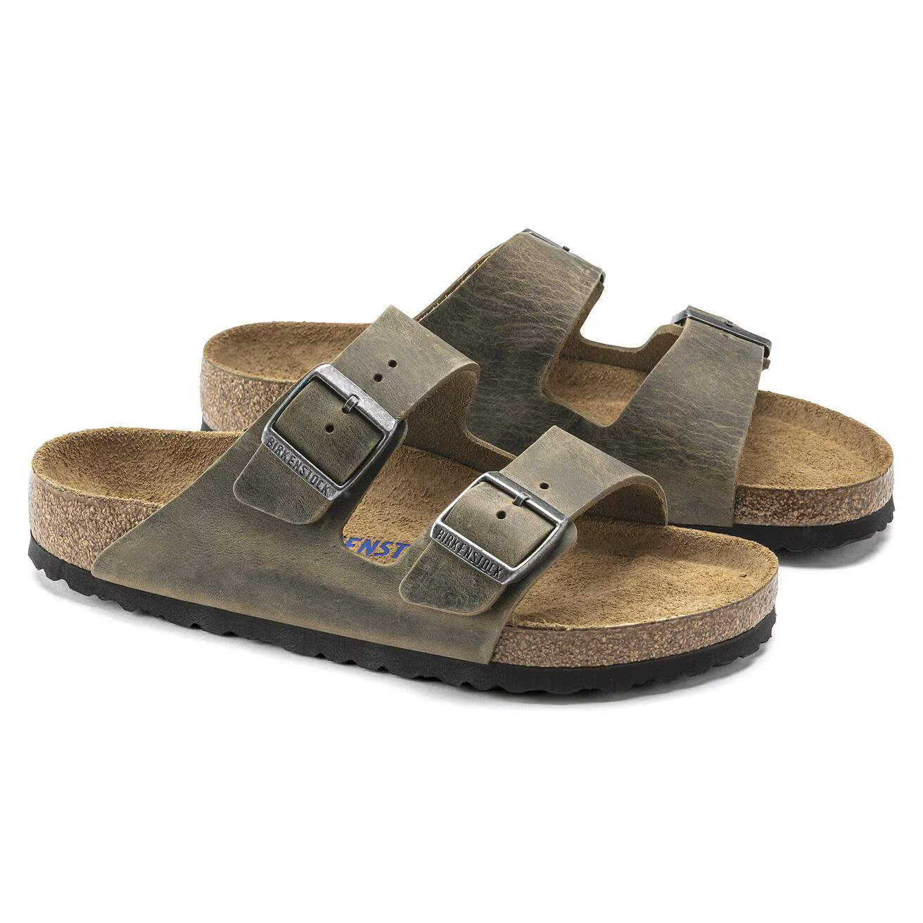 BIRKENSTOCK ARIZONA SFB FADED KHAKI PLANTARE SOFT