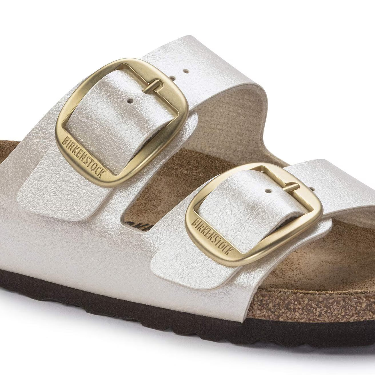BIRKENSTOCK ARIZONA BIG BUCKLE GRACEFUL PEARL WHITE