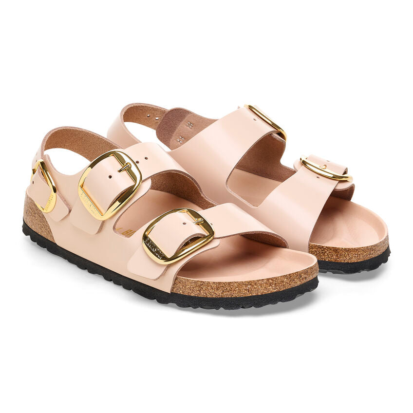 BIRKENSTOCK MILANO BIG BUCKLE SHINE NEW BEIGE