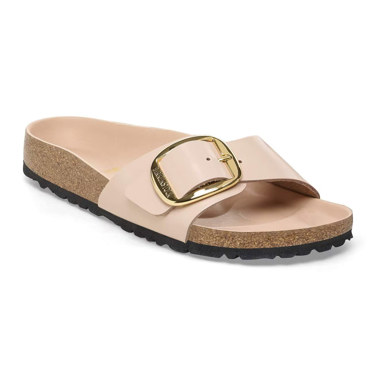 BIRKENSTOCK MADRID BIG BUCKLE HEX SHINE NEW BEIGE