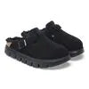 BIRKENSTOCK BOSTON PAP CHUNKY NERO SHEARLING