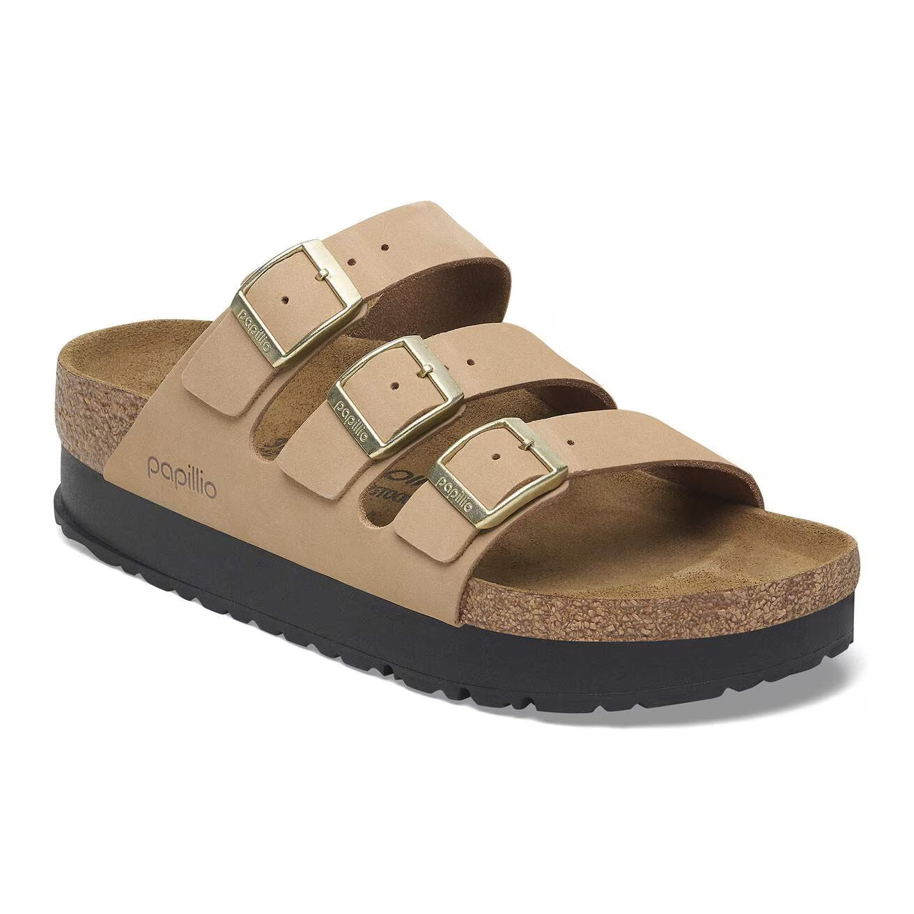 PAPILLIO BIRKENSTOCK FLORIDA PLATFORM SANDCASTLE
