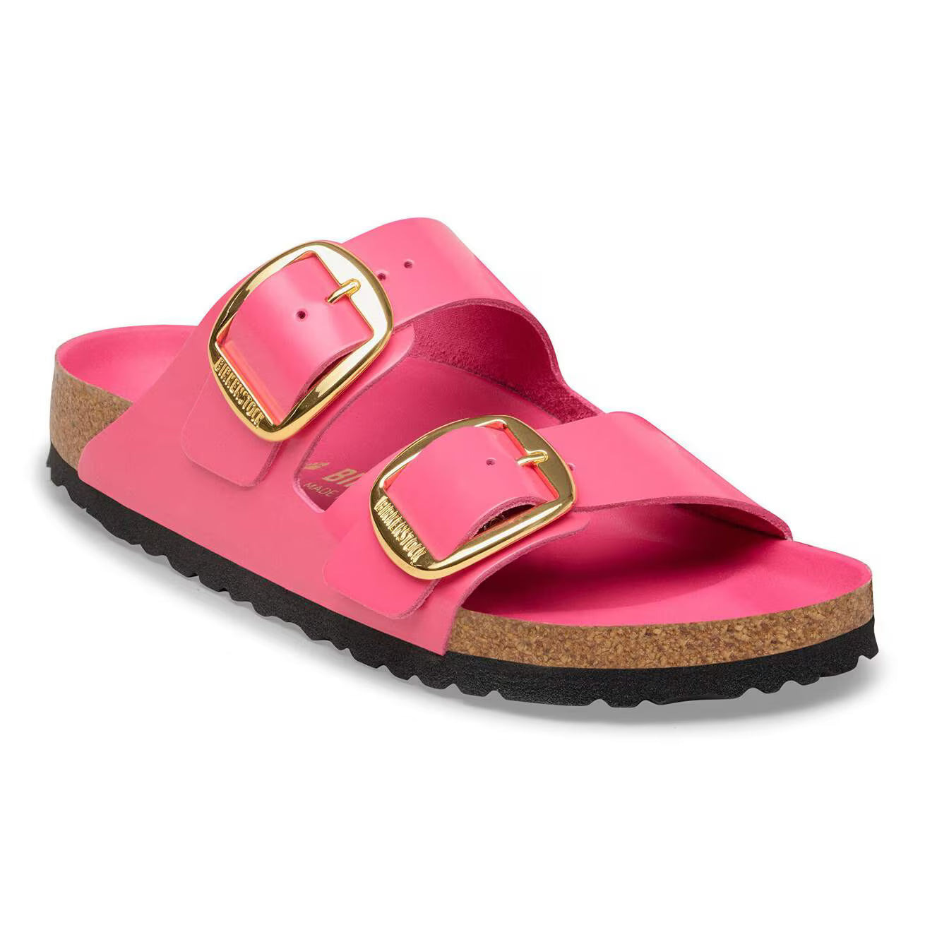 BIRKENSTOCK ARIZONA HEX BIG BUCKLE SHINE FUXSIA