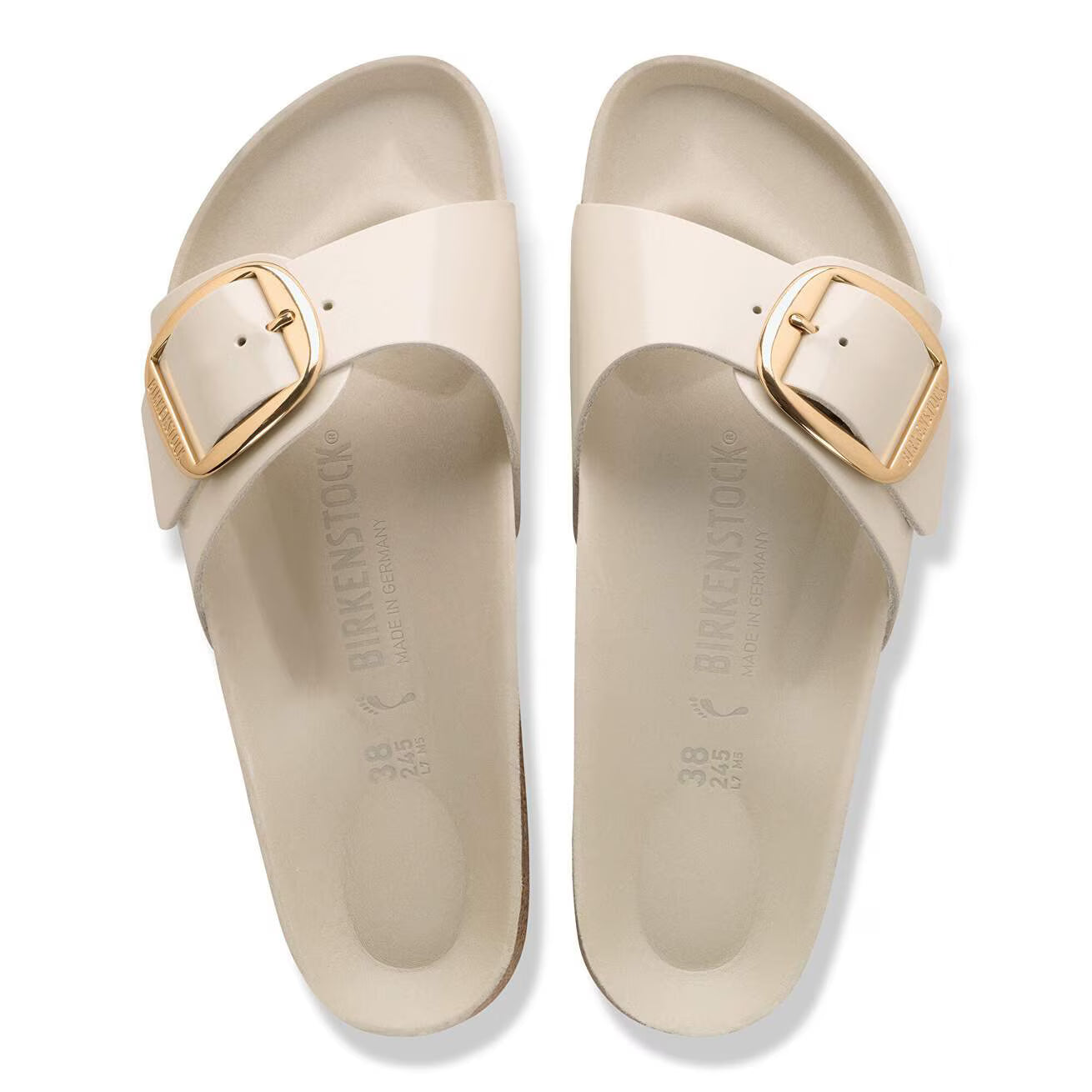 BIRKENSTOCK MADRID BIG BUCKLE HEX SHINE OYSTER