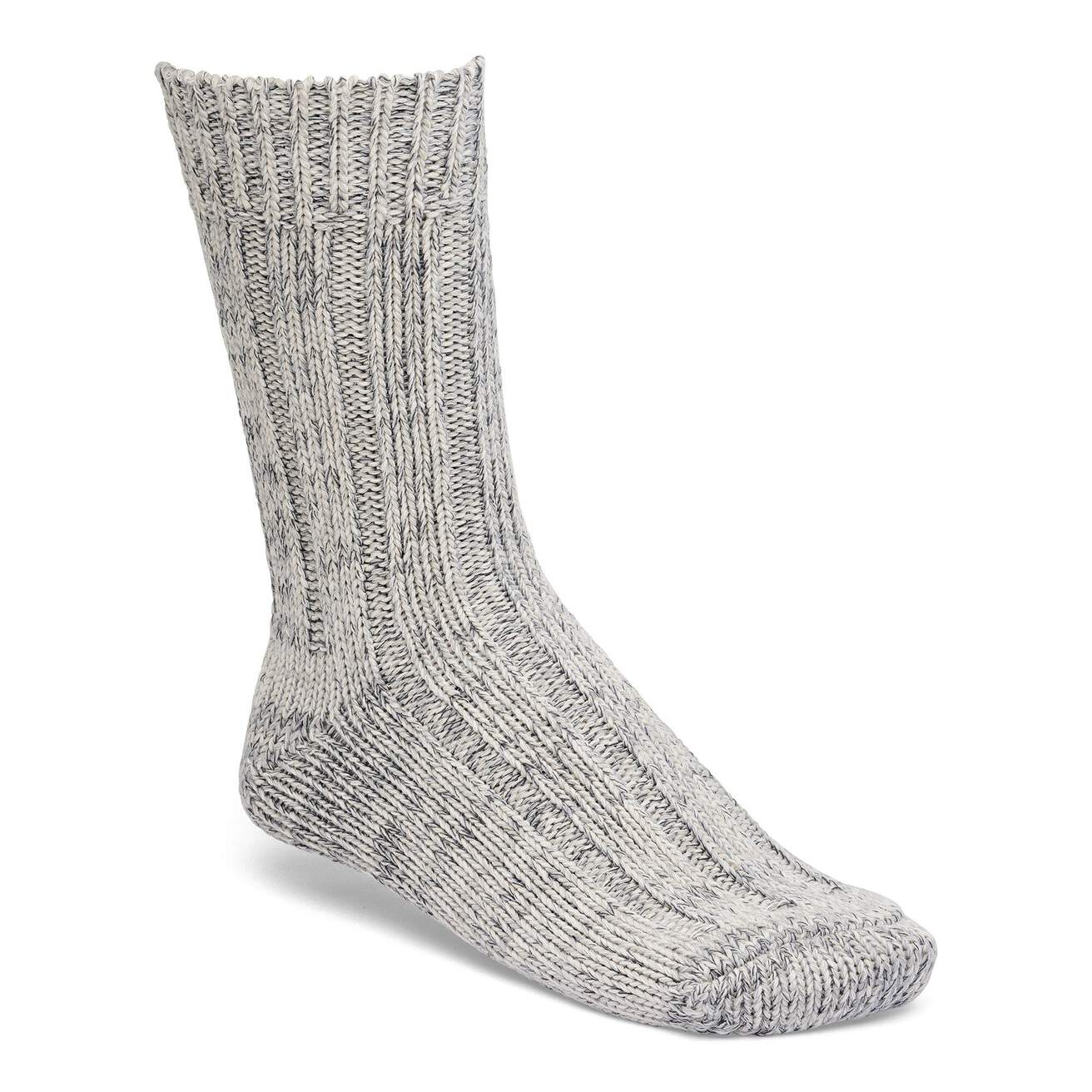 BIRKENSTOCK SOCKS COTTON CREW LIGHT GREY