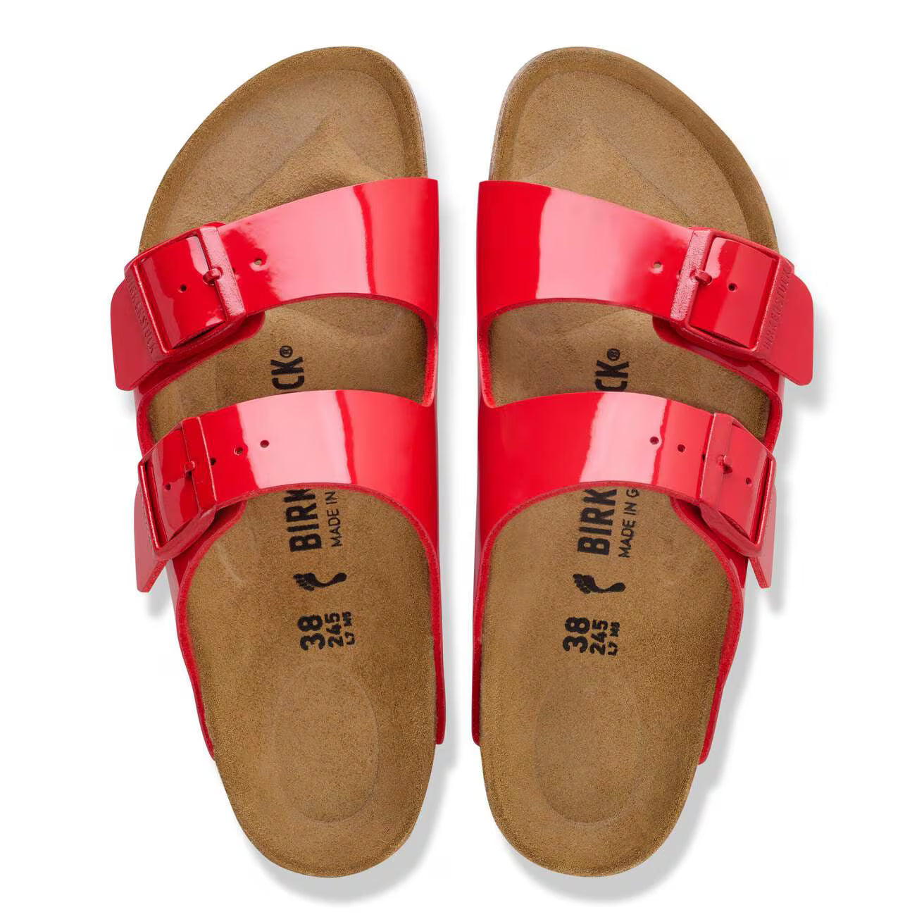 BIRKENSTOCK ARIZONA PATENT CHERRY SPECIAL EDITION