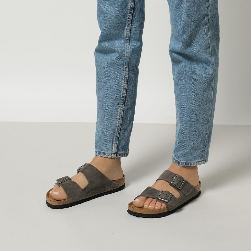 BIRKENSTOCK ARIZONA SFB IRON PLANTARE SOFT