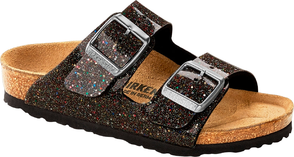 BIRKENSTOCK ARIZONA KIDS BIRKO COSMIC SPARKLE BLACK MULTI