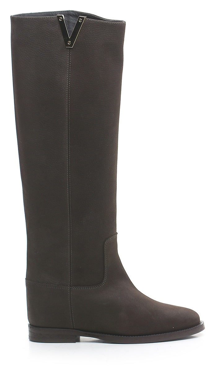 VIA ROMA 15 STIVALE 2568 DESIRE PELLE TESTA DI MORO V ORO