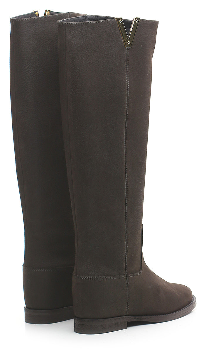 VIA ROMA 15 STIVALE 2568 DESIRE PELLE TESTA DI MORO V ORO