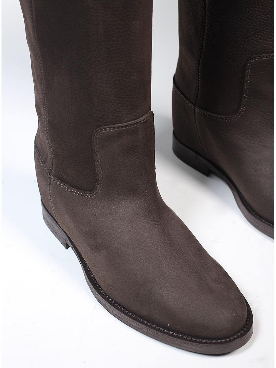 VIA ROMA 15 STIVALE 2568 DESIRE PELLE TESTA DI MORO V ORO