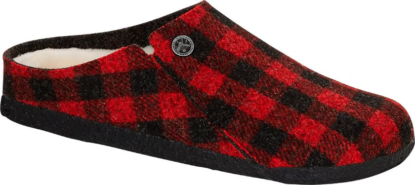BIRKENSTOCK ZERMATT PLAID RED