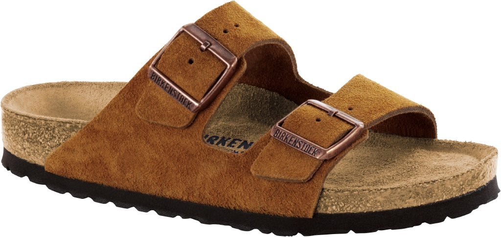 BIRKENSTOCK ARIZONA MINK SUEDE LEATHER