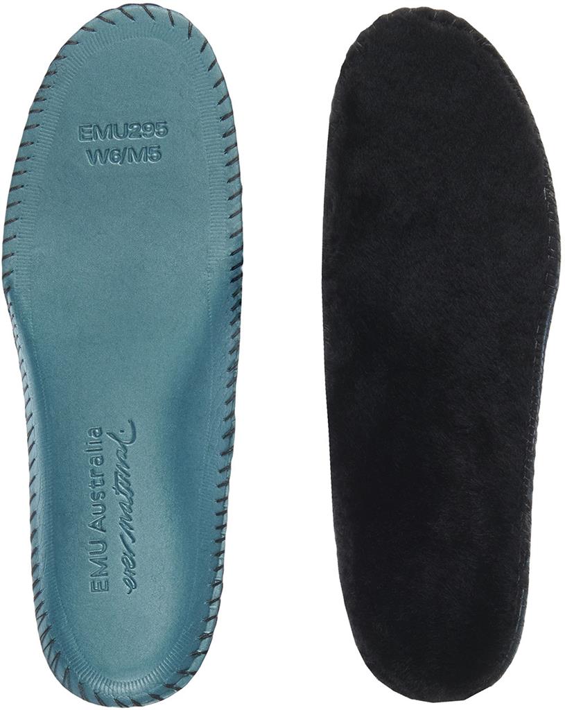 PLANTARE IN LANA DI EMU NERO