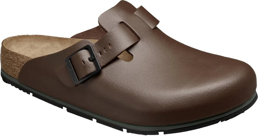 BIRKENSTOCK BOSTON PRO SOFT JAVA MARRONE LEATHER