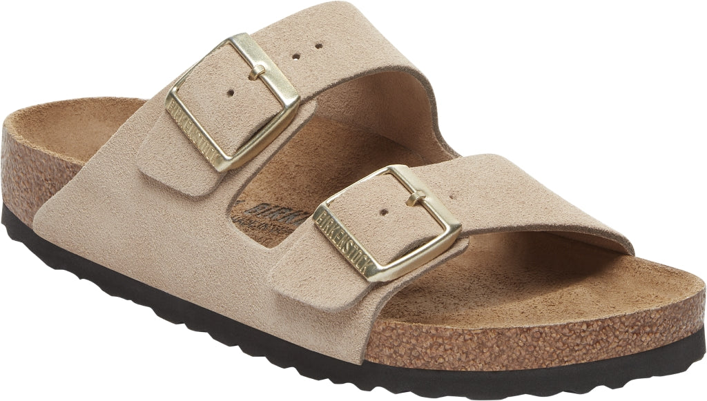 BIRKENSTOCK ARIZONA SANDCASTLE SFB SUEDE LEATHER