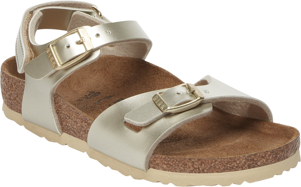 BIRKENSTOCK RIO KIDS ELECTRIC METALLIC GOLD