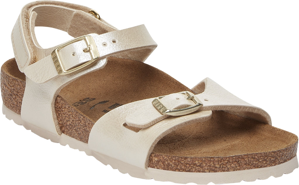 BIRKENSTOCK RIO KIDS HL GRACEFUL PEARL WHITE