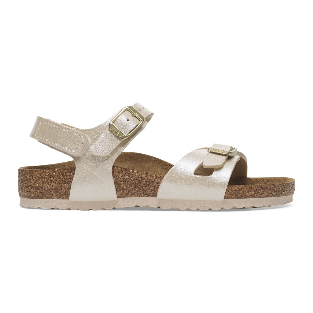 BIRKENSTOCK RIO KIDS HL GRACEFUL PEARL WHITE