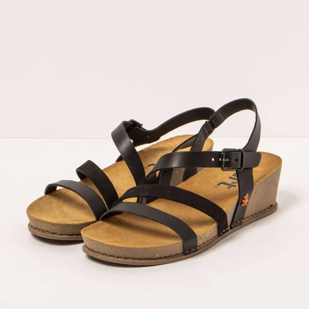 ART SANDALO 1930 TOTAL BLACK