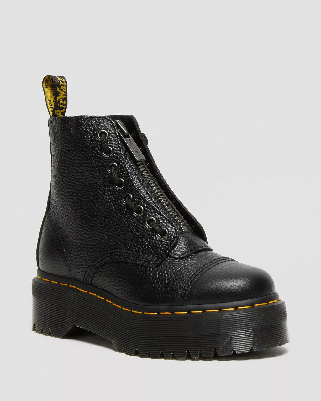 DR. MARTENS ANFIBIO PLATFORM NAPPA SINCLAIR NERO