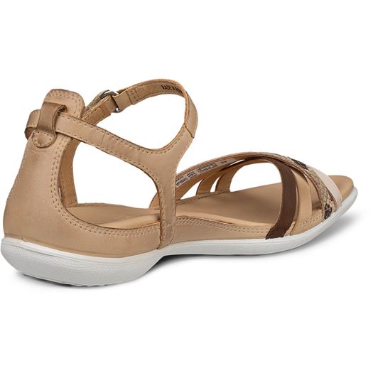 ECCO FLASH 244243-61527 PYTHON LIME STONE BROWN BEIGE