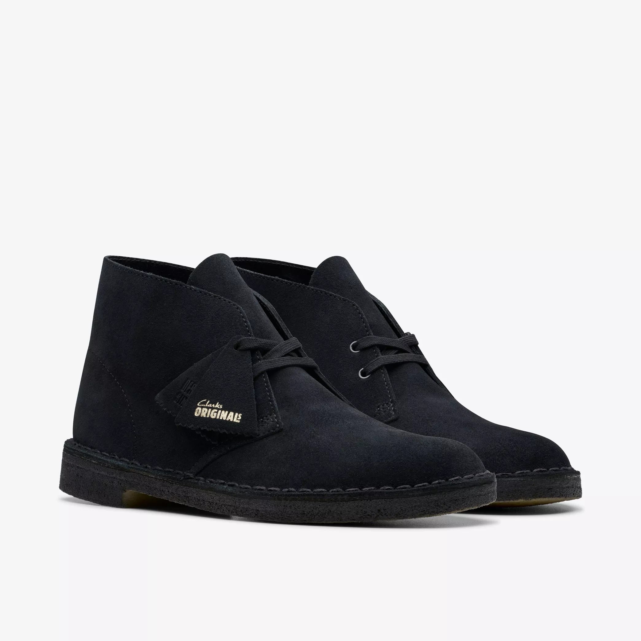 CLARKS DESERT BOOT BLACK