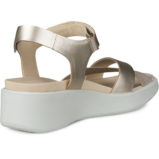 ECCO FLOWT WEDGE LX 273323-016888 PURE WHITE GOLD