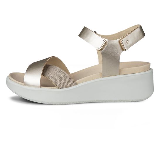 ECCO FLOWT WEDGE LX 273323-016888 PURE WHITE GOLD