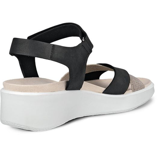 ECCO FLOWT WEDGE LX 273323-02001 BLACK