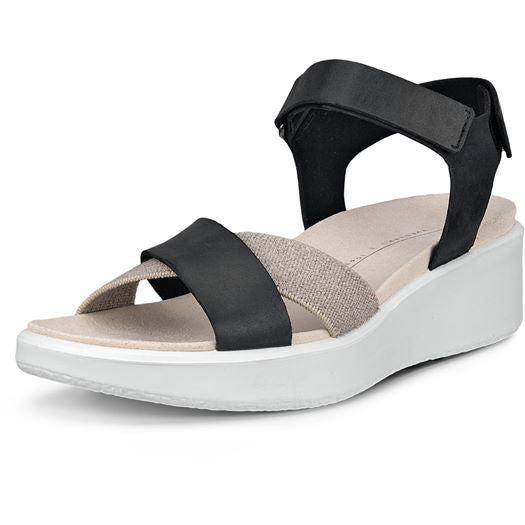 ECCO FLOWT WEDGE LX 273323-02001 BLACK