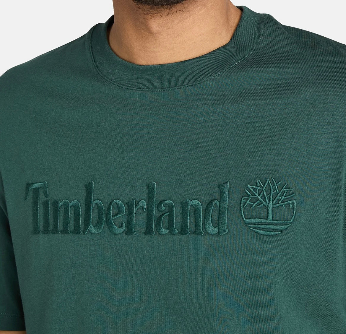 TIMBERLAND T-SHIRT UOMO GIRO COLLO HAMPTHON SHORT SLEEVE TEE GREEN GABLES