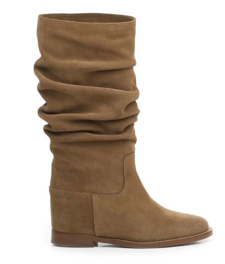 VIA ROMA 15 STIVALE MEZZA GAMBA 4159 VELOUR MARTORA CAMOSCIO