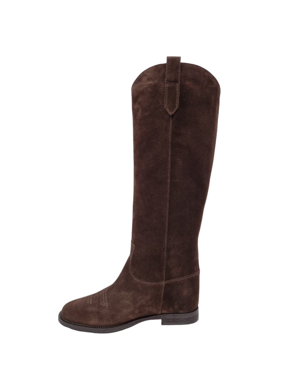 VIA ROMA 15 STIVALE CAMOSCIO 4177 VELOUR PSYKE RICAMI