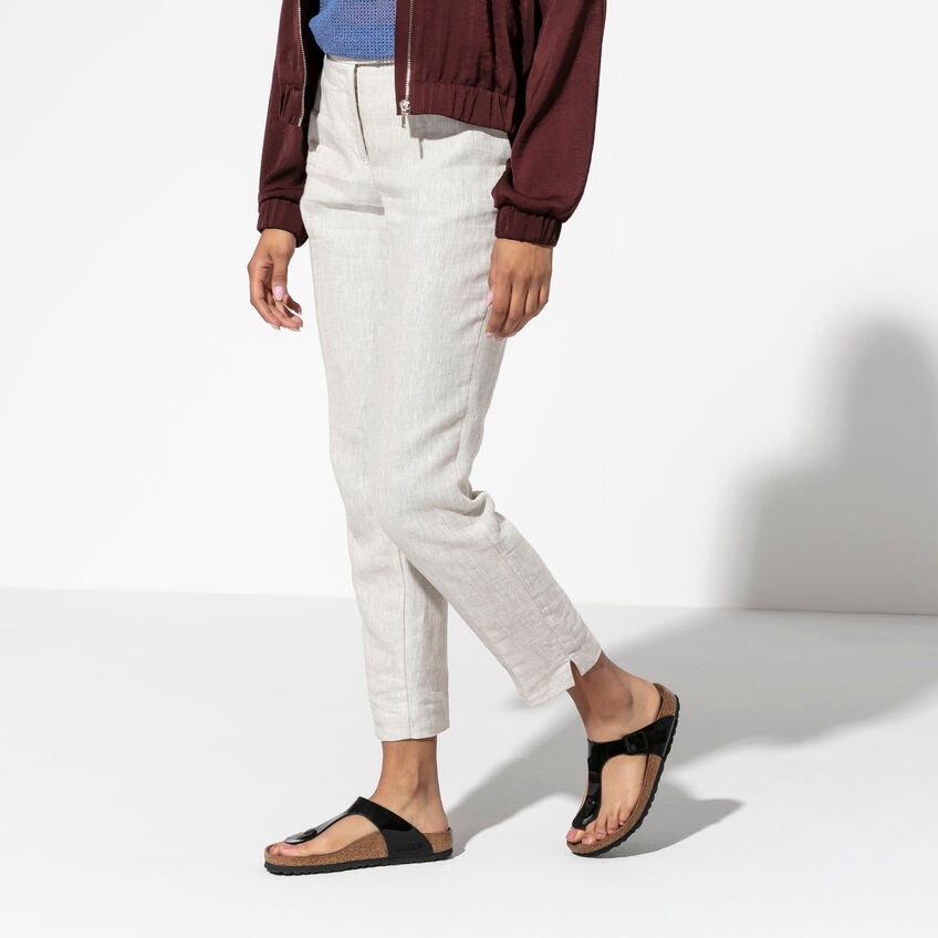 BIRKENSTOCK GIZEH PATENT BLACK