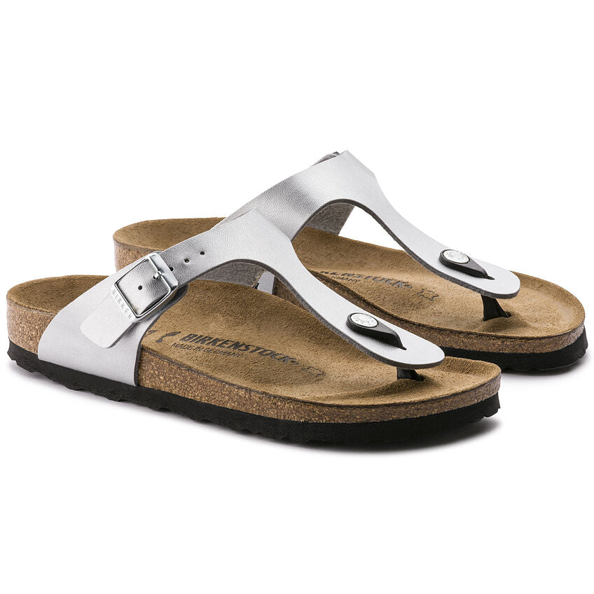 BIRKENSTOCK GIZEH SILVER