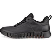 ECCO 525224 01001 GRUUV M SNEAKER LEA GTX BLACK