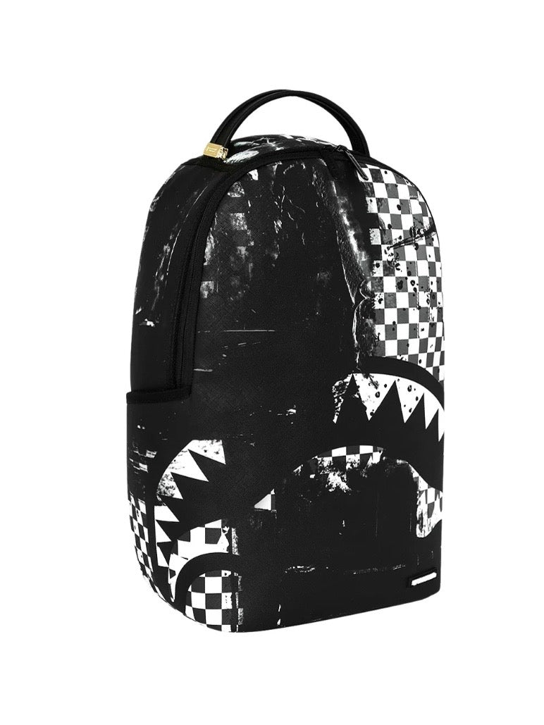 Sprayground ZAINO PAINTED OVER CHECK BACKPACK