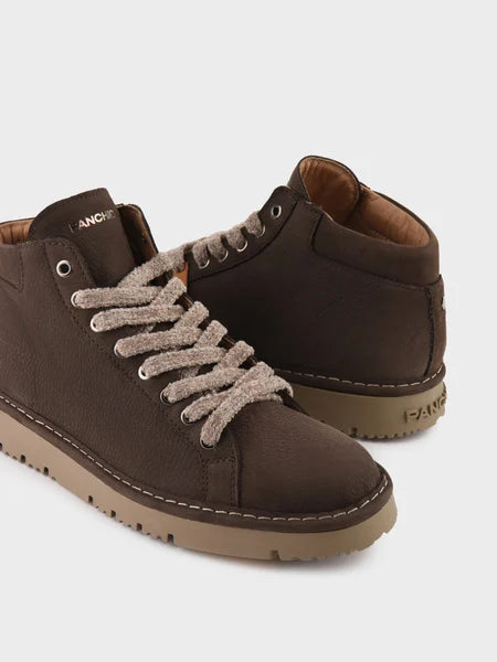 PANCHIC P13 ANKLE BOOT NUBUCK MICROFIBRE LINING EBONY