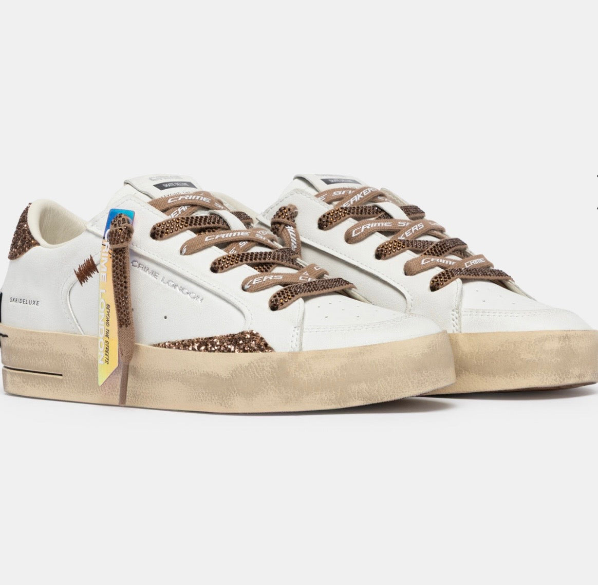 CRIME LONDON SNEAKER SKATE ALMOND DRIZZLE 23104AA9