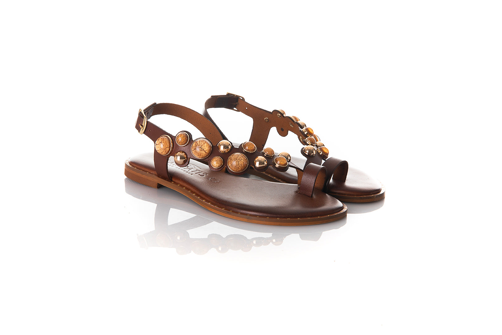 SANDALO INFRADITO CARYATIS GREEK SANDAL 62043 BROWN
