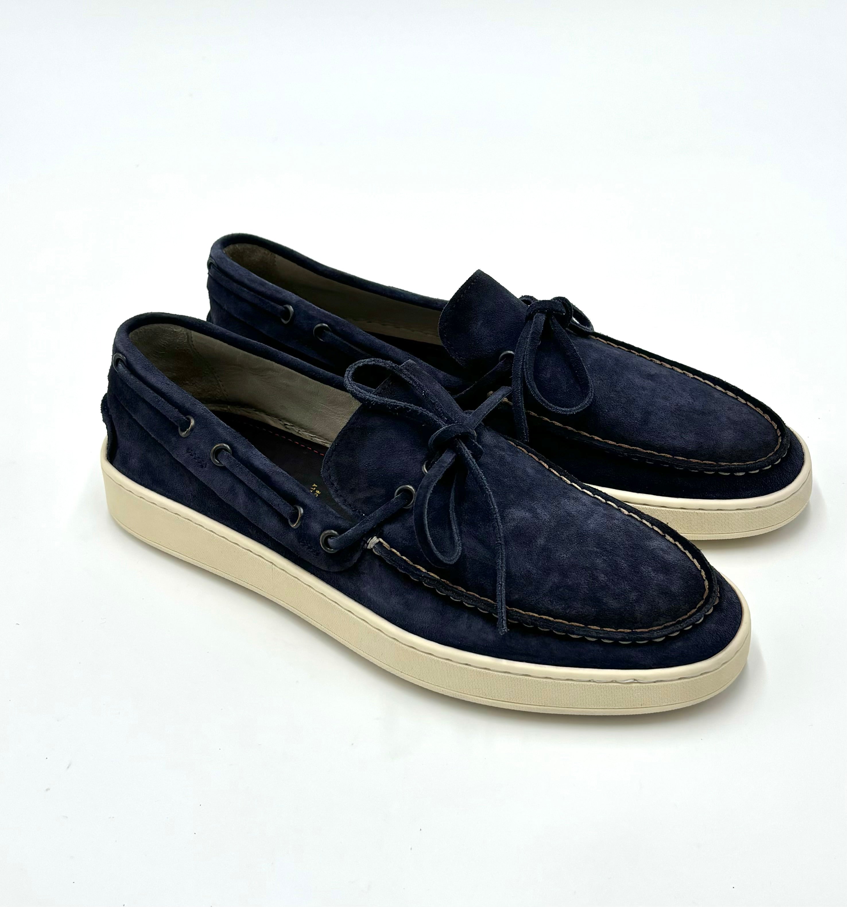 MOCASSINO ARTIGIANALE CORVARI 1942 SOFTY BLU