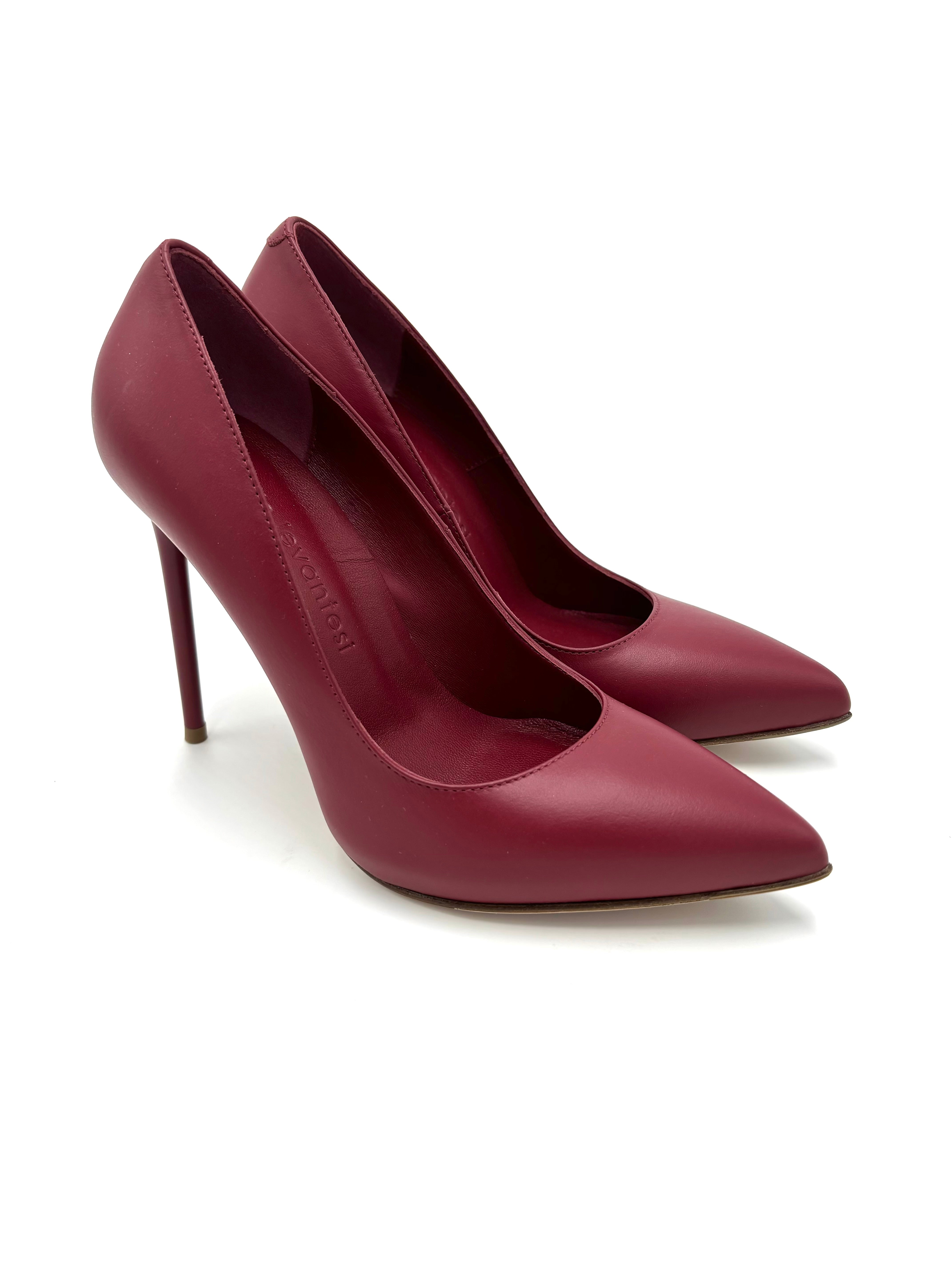 LEVANTESI DECOLLETE TACCO SPILLO QUENN CACHEMIRE RUBY