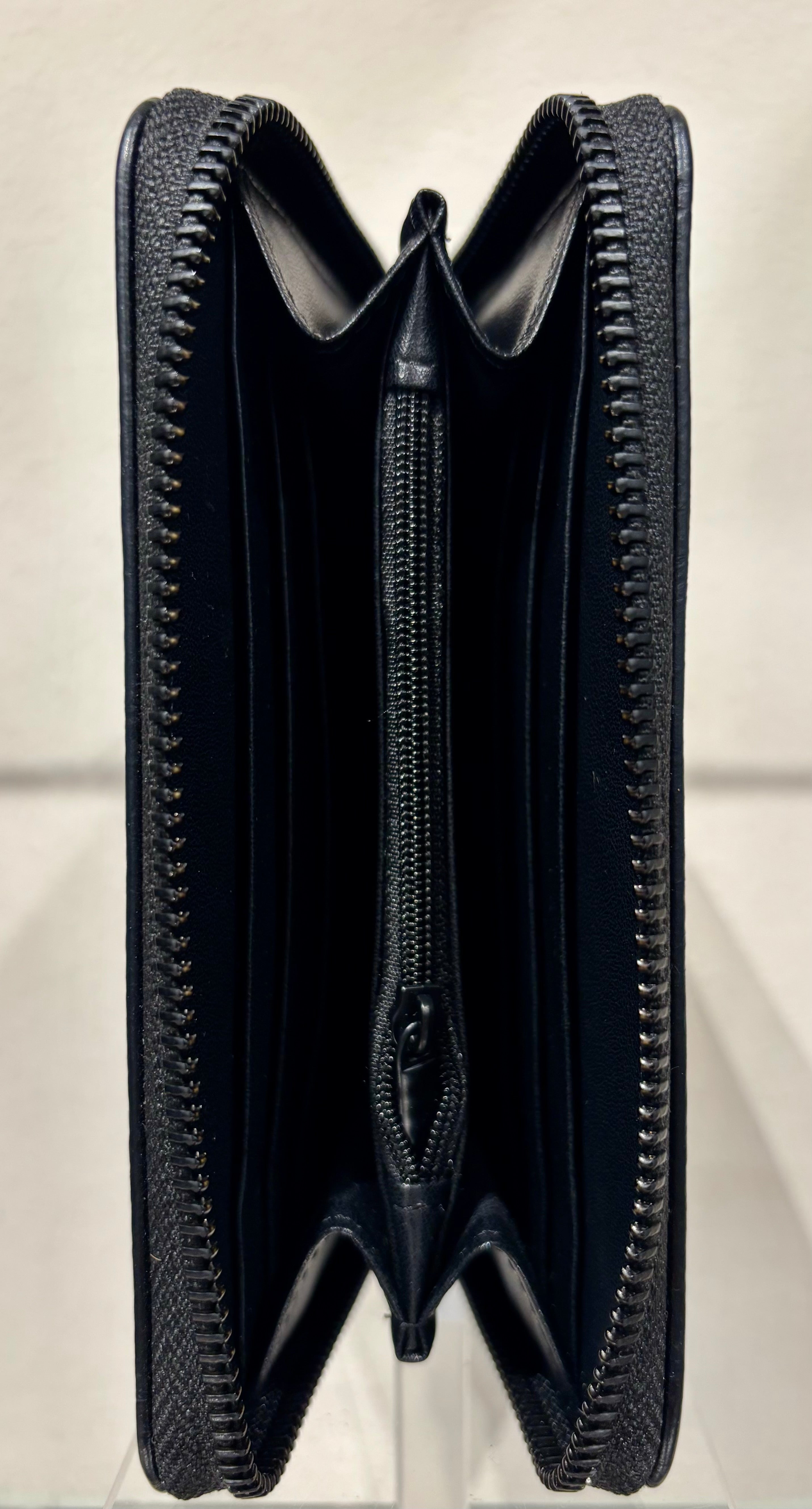 ASH PORTAFOGLIO IN PELLE NERO CARBON INGRID