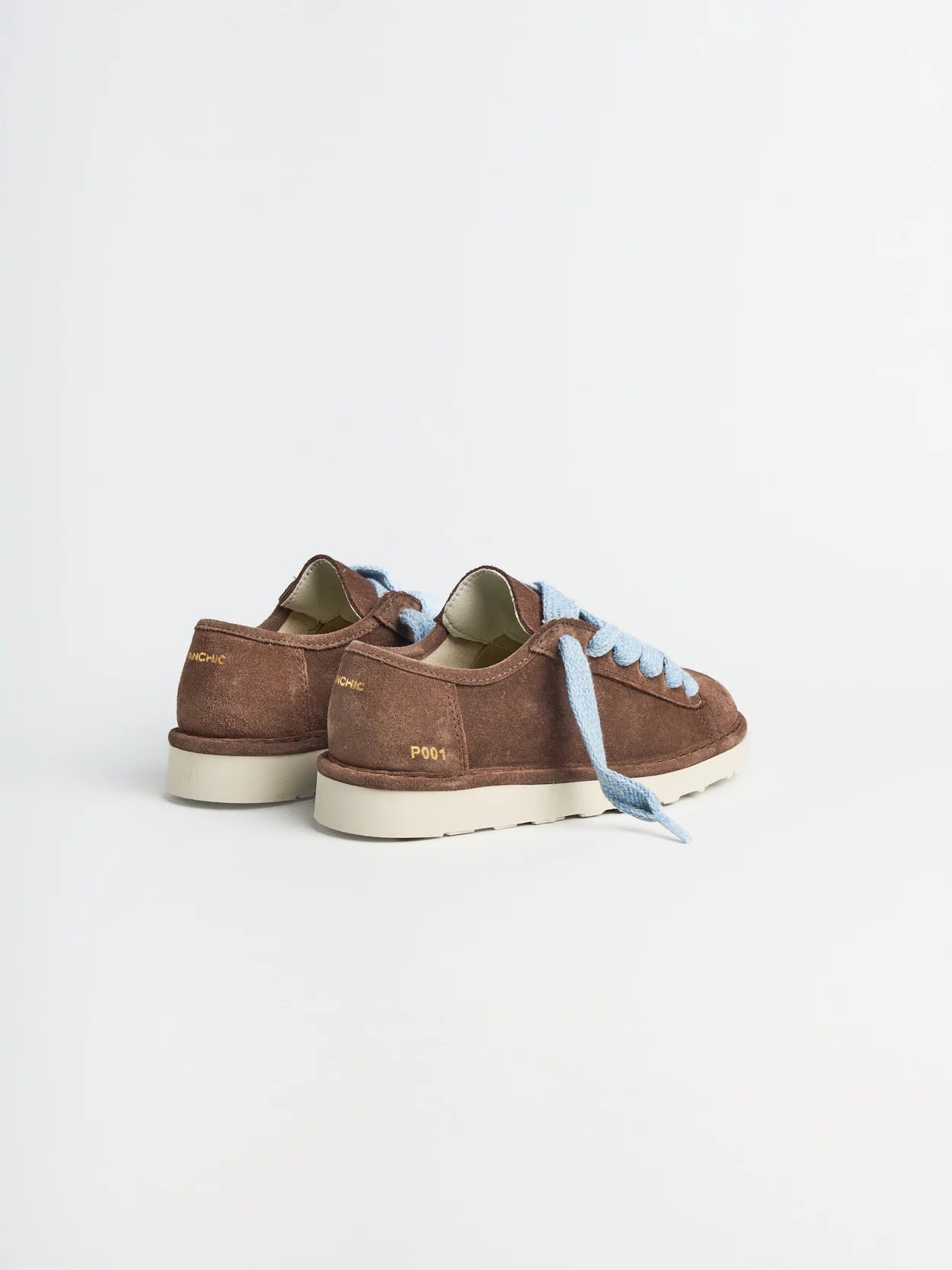 PANCHIC P001 LACE UP SHOE SUEDE BROWN