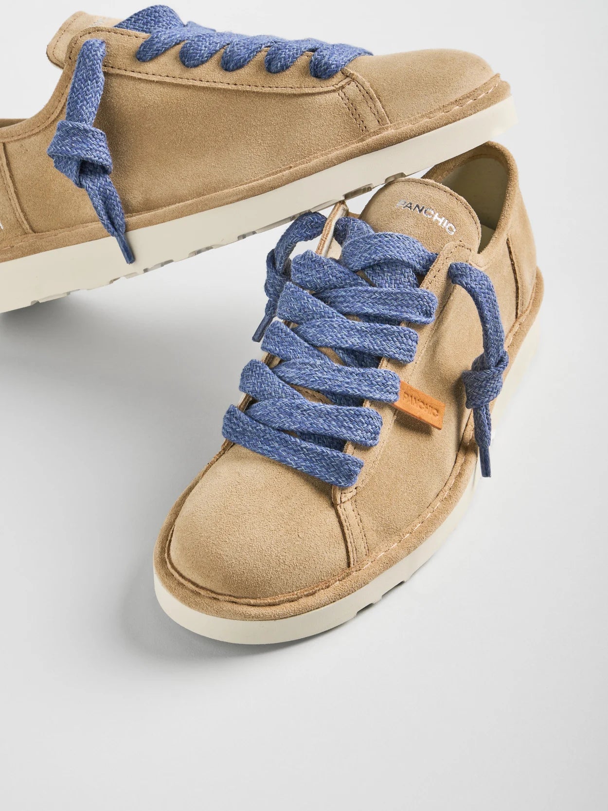 PANCHIC P001 LACE UP SHOE SUEDE CHARM