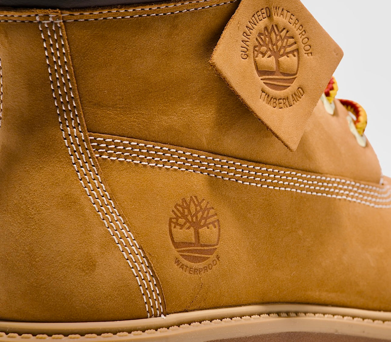 TIMBERLAND STONE STREET 6 INCH LACE UP PLATFORM WATERPROOF BOOT WHEAT GIALLONE