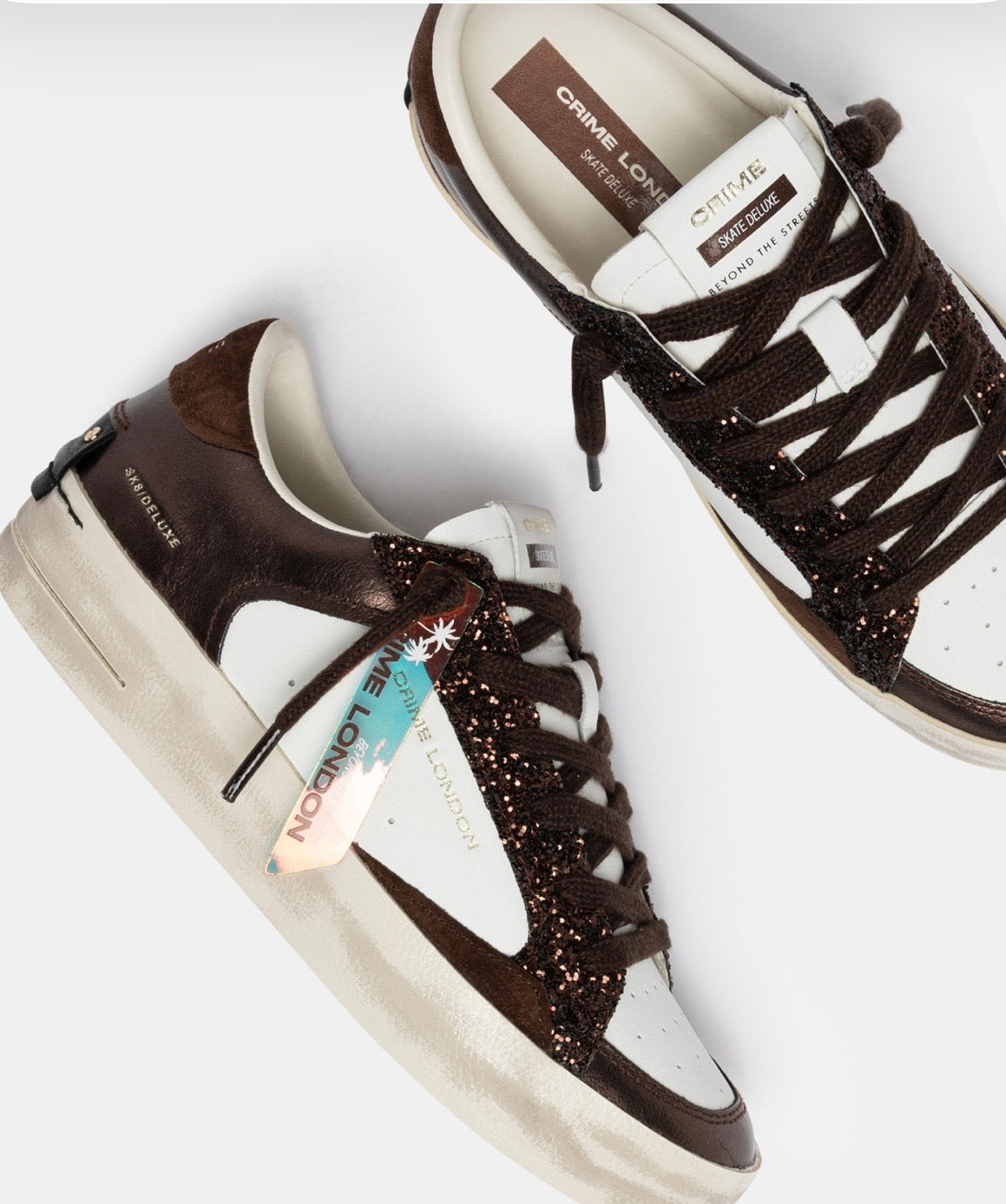 CRIME LONDON SNEAKER SKATE COCOA MIST 23103AA9